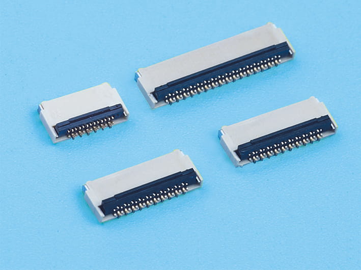 thumbnail image 2 of 5Pcs 0.5mm Pitch 8 Pin FPC FFC Flip Type Flat Cable Connector Bottom Contact 2 of 5