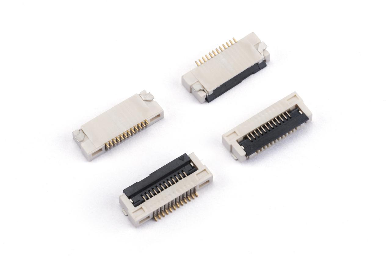 FPC connector soldering temperature 