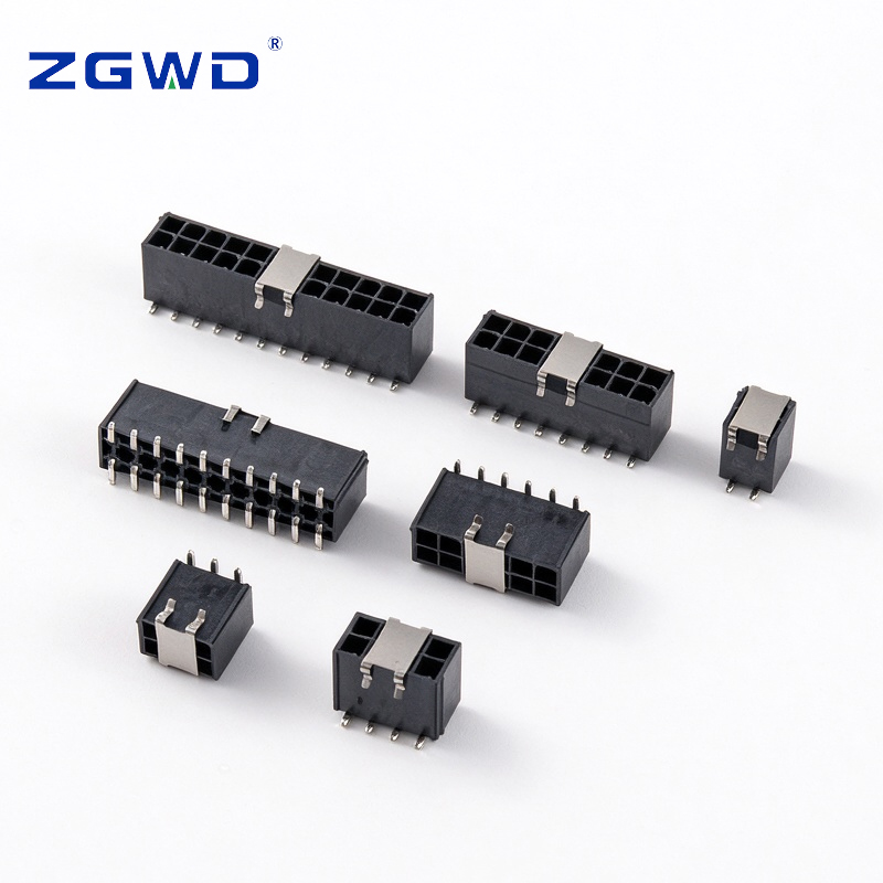 4.20mm Pitch Dual Row Vertical Wire to Board Connector 3.0-4.2mm Pitch