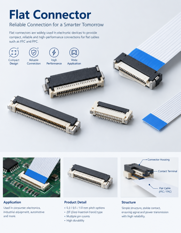 Flat Connector vs. Traditional Connector Designs: What Should Manufacturers Consider?